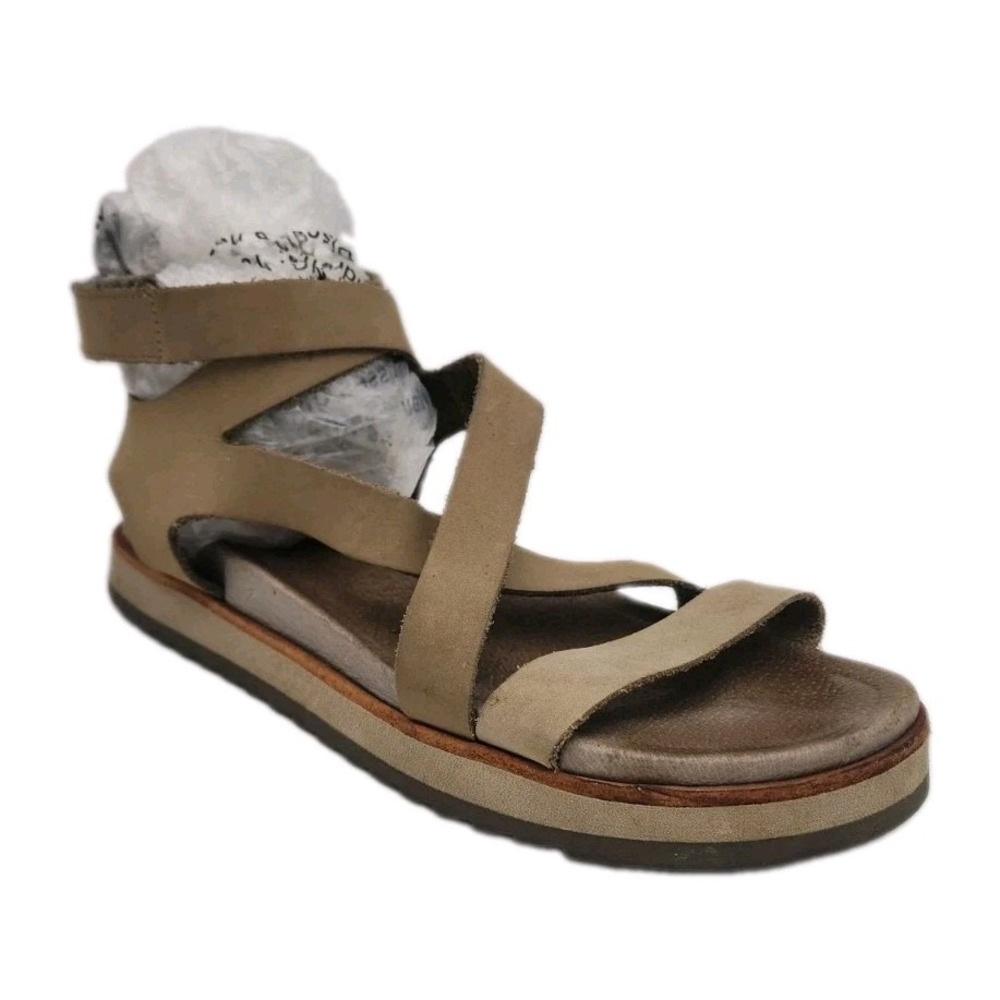 Merrell Juno Mid Ankle Sandals In Taupe Size US 9, Eur 40 Gladiator Leather